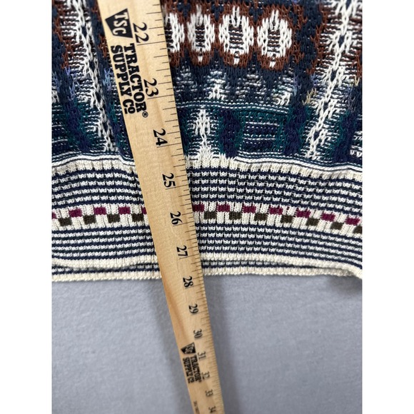 Vintage CT Design Nordic Knit Sweater Mens Size L‎ Abstract Multicolor Dad Cosby - Picture 7 of 11